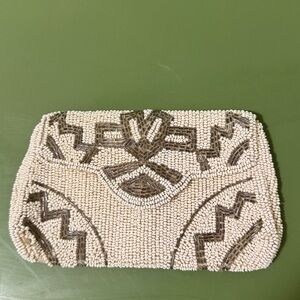 Antique Beaded Purse 1930’s Handmade in Belgium.